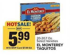 Food Lion El monterey taquitos offer