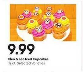 Stater Bros Cleo & leo iced cupcakes offer