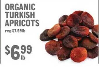 New Seasons Market Organic turkish apricots offer