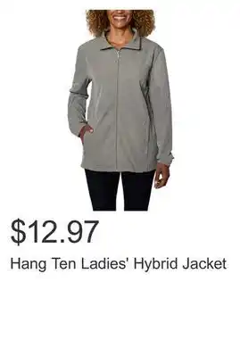 Costco Hang ten ladies' hybrid jacket offer