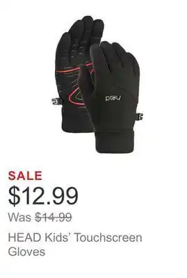 Costco Head kids' touchscreen gloves offer