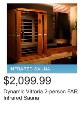 Costco Dynamic vittoria 2-person far infrared sauna offer