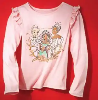 Macy's Disney girls' princess tee offer