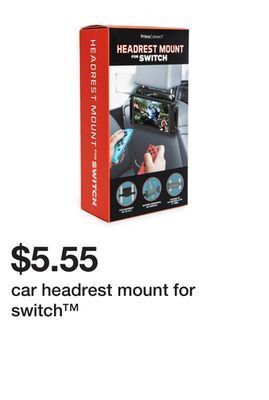 Five Below Car headrest mount for switch™ offer