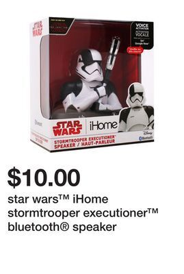 Five Below Star wars™ ihome stormtrooper executioner™ bluetooth® speaker offer