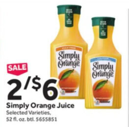Stop&Shop Simply Orange Juice offer