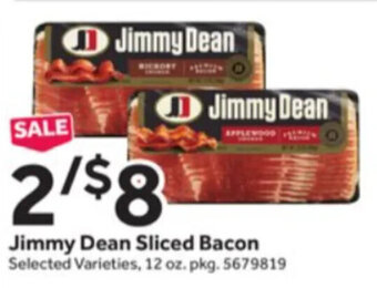 Stop&Shop Jimmy Dean Sliced Bacon offer