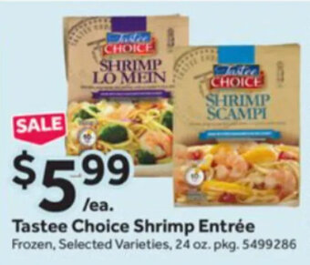 Stop&Shop Tastee Choice Shrimp Entree offer