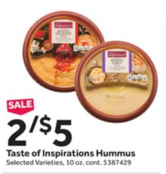 Stop&Shop Taste of Inspirations Hummus offer