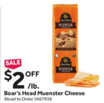 Stop&Shop Boar's Head Muenster Cheese offer