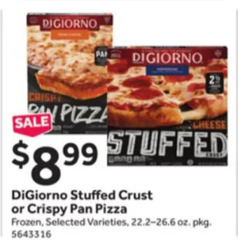 Stop&Shop DiGiorno Stuffed Crust or Crispy Pan Pizza offer
