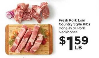 Foods Co Fresh pork loin country style ribs offer