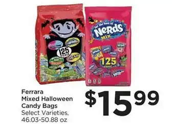 Ferrera mixed halloween candy bags