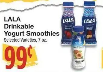 Lala drinkable yogurt smoothies
