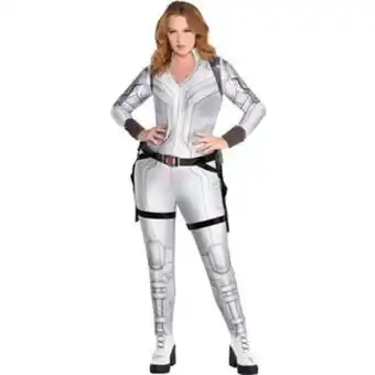 Adult black widow snow suit costume plus size - marvel