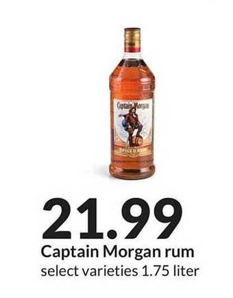 Hy-Vee Captain morgan rum offer