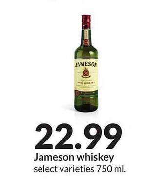 Hy-Vee Jameson whiskey offer