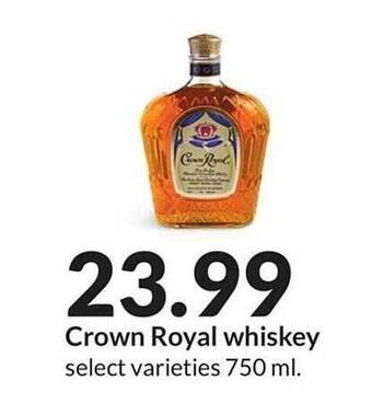 Hy-Vee Crown royal whiskey offer