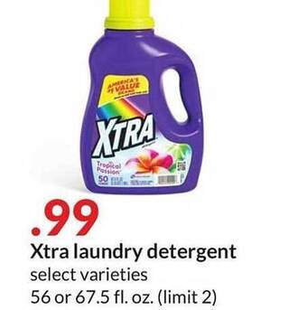 Hy-Vee Xtra laundry detergent offer