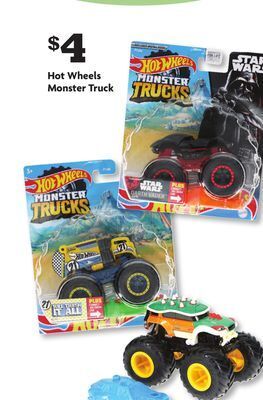 Family Dollar Hot wheels monster truck offer