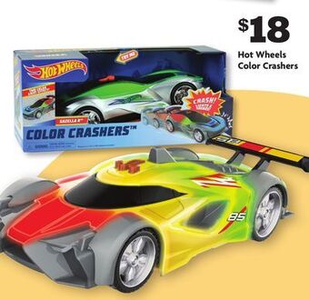 Family Dollar Hot wheels color crashers offer