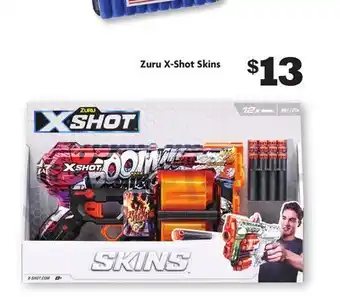 Family Dollar Zuru x-shot skins offer