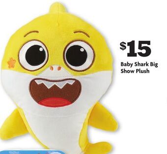 Family Dollar Baby shark big show plush offer