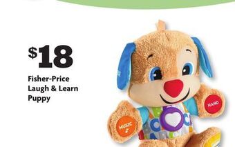 Family Dollar Fisher-price laugh & learn puppy offer