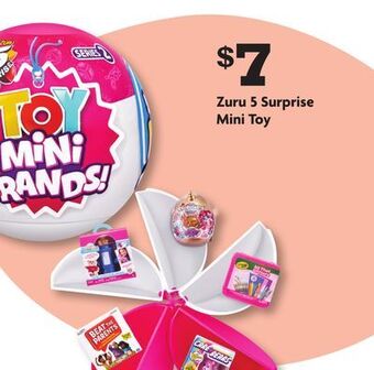 Family Dollar Zuru 5 surprise mini toy offer