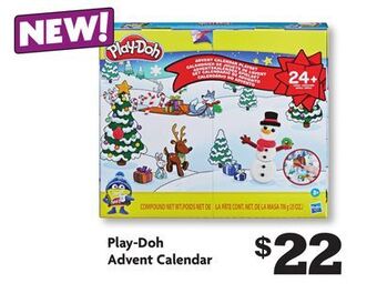 Family Dollar Play-doh advent calendar offer
