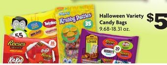 Family Dollar Halloween variety candy bags offer