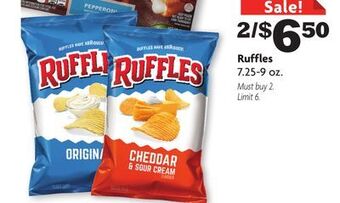 Family Dollar Ruffles offer