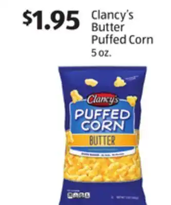 Aldi Clancy's butter puffed corn offer
