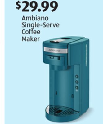 Aldi Ambiano single-serve coffee maker offer