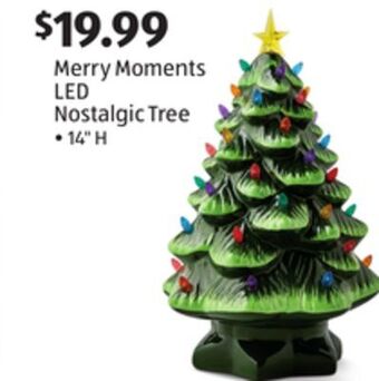 Aldi Merry moments led nostalgic tree offer