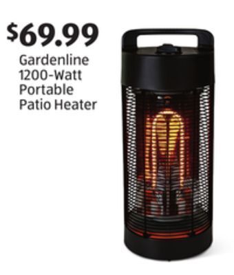 Aldi Gardenline 1200-watt portable patio heater offer