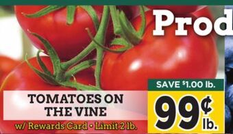 Dearborn Market Tomatoes on the vine offer