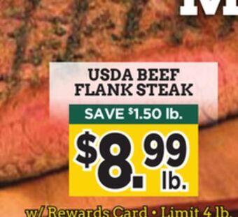 Dearborn Market Usda beef flank steak offer