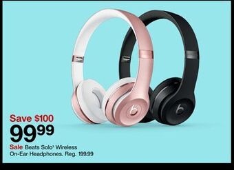 Target Beats solo 3 wireless on-ear headphones offer
