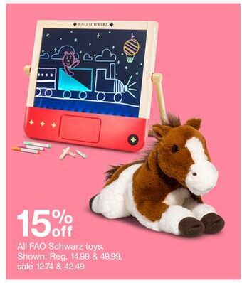 Target All fao schwarz toys offer