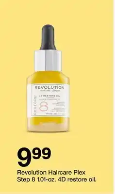 Target Revolution haircare plex step 8 1.01-oz. 4d restore oil offer