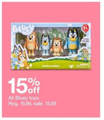 Target All bluey toys offer