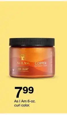 Target As i am 6-oz. curl color. offer