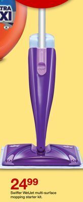 Target Swiffer wetjet multi-surface mopping starter kit offer