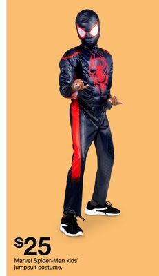 Target Marvel spider-man kids' jumpsuit costume. offer