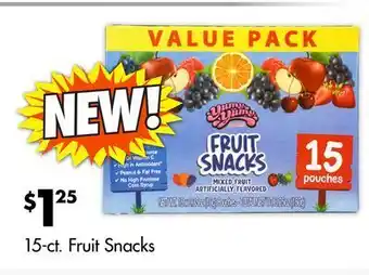Dollar Tree Fruit snacks offer