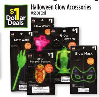 Dollar General Halloween glow accessories offer