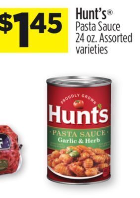 Dollar General Hunt's® pasta sauce offer