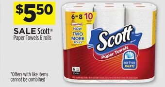 Dollar General Scott® paper towels offer