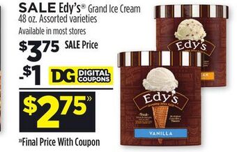 Dollar General Edy's® grand ice cream offer